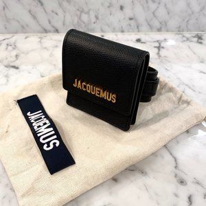 Jacquemus Le Sac Micro Mini Black Leather Wristlet